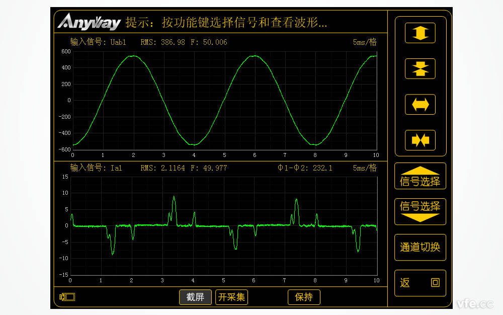 低壓變頻器輸入電流、電壓