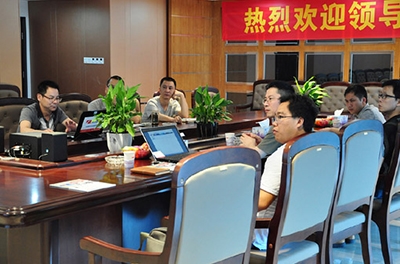 中船重工712所、中國兵器工業(yè)第58研究所綿陽市維博電子于2014年7月14日訪問銀河電氣